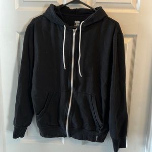Route 66 men’s black zip up hoodie size S.